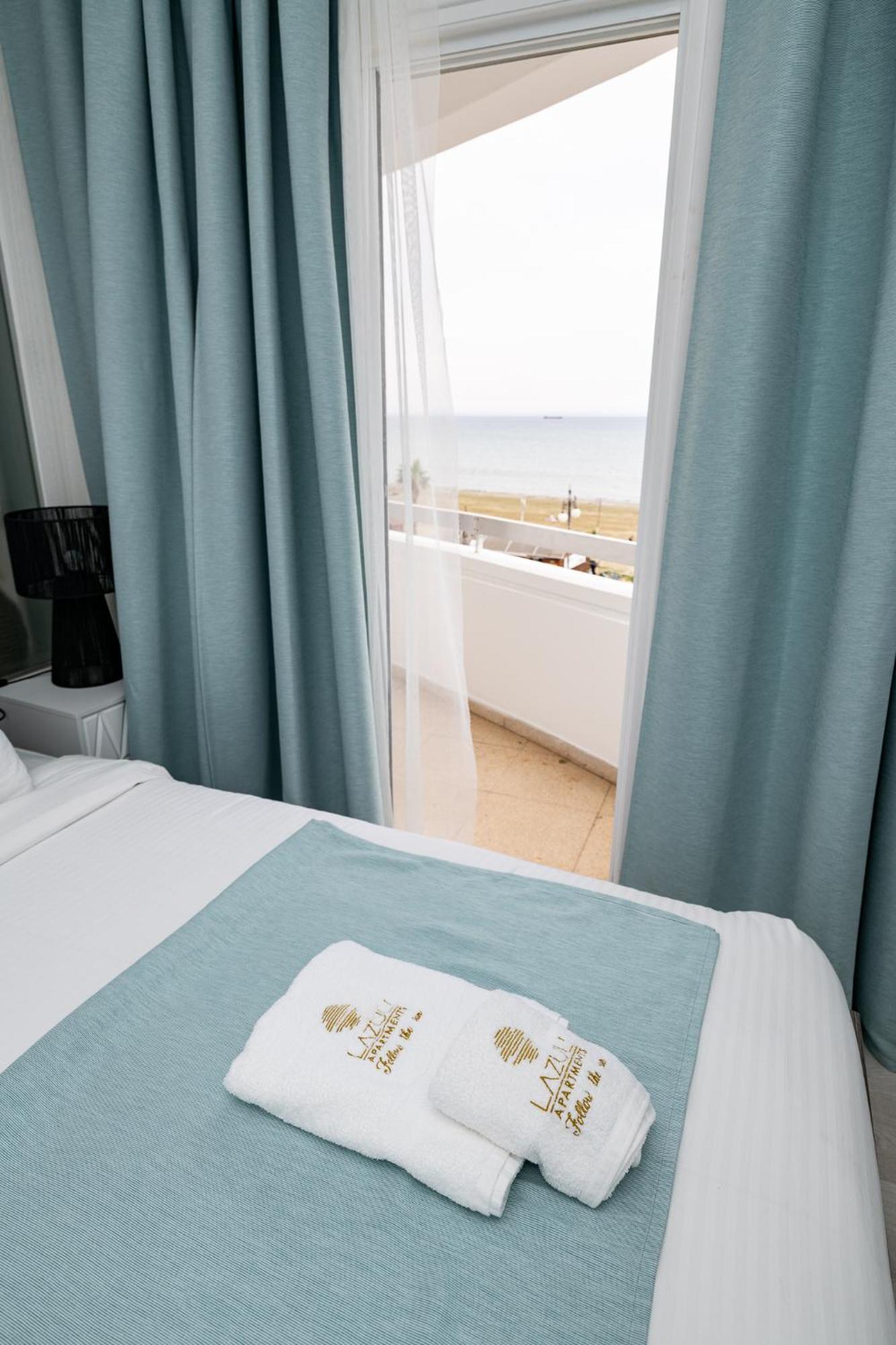 Lazuli Sea View Beachfront Ap 21 Larnaca Buitenkant foto